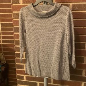 Women's Talbots Petite Sz Md P 3/4 length sweater